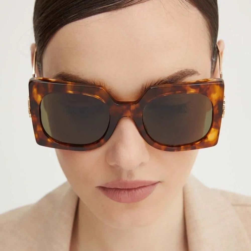 ETRO Sunglasses ETRO0026/S 807IR Oversized Square Black Frame New Authentic - Picture 10 of 11